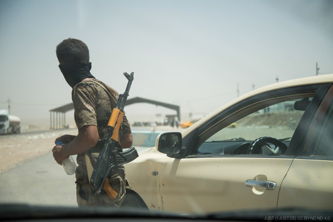 Just — Checkpoint, Kurdistan Region, Iraq, 2014